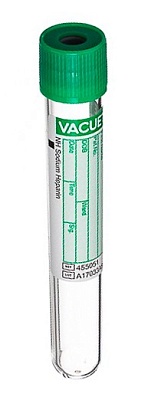 Пробирки вакуумные VACUETTE® с натрия гепарином для получения плазмы