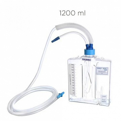 Емкость торакальная дренажная Polyseal 500, 1200, 2000 мл