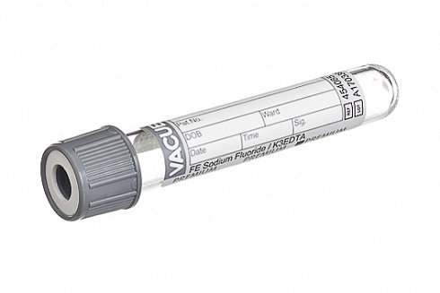 Пробирки вакуумные VACUETTE® с натрия фторидом и К3 ЭДТА для измерения глюкозы в плазме