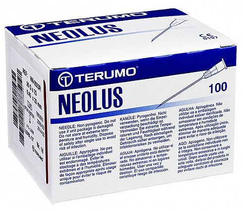 Инъекционные иглы Terumo Neolus 26g 0,45*12 мм